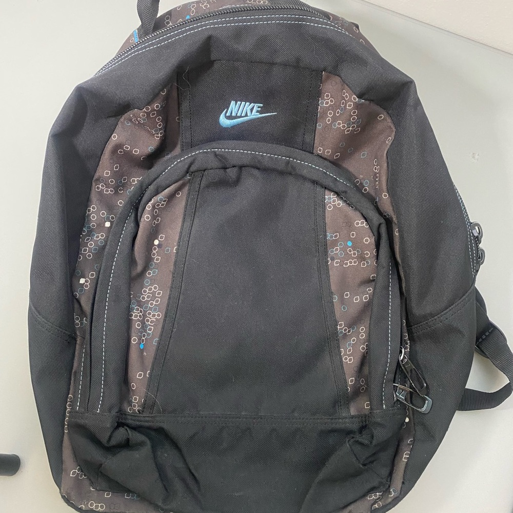 Nike Black and Patterned Men's Backpack